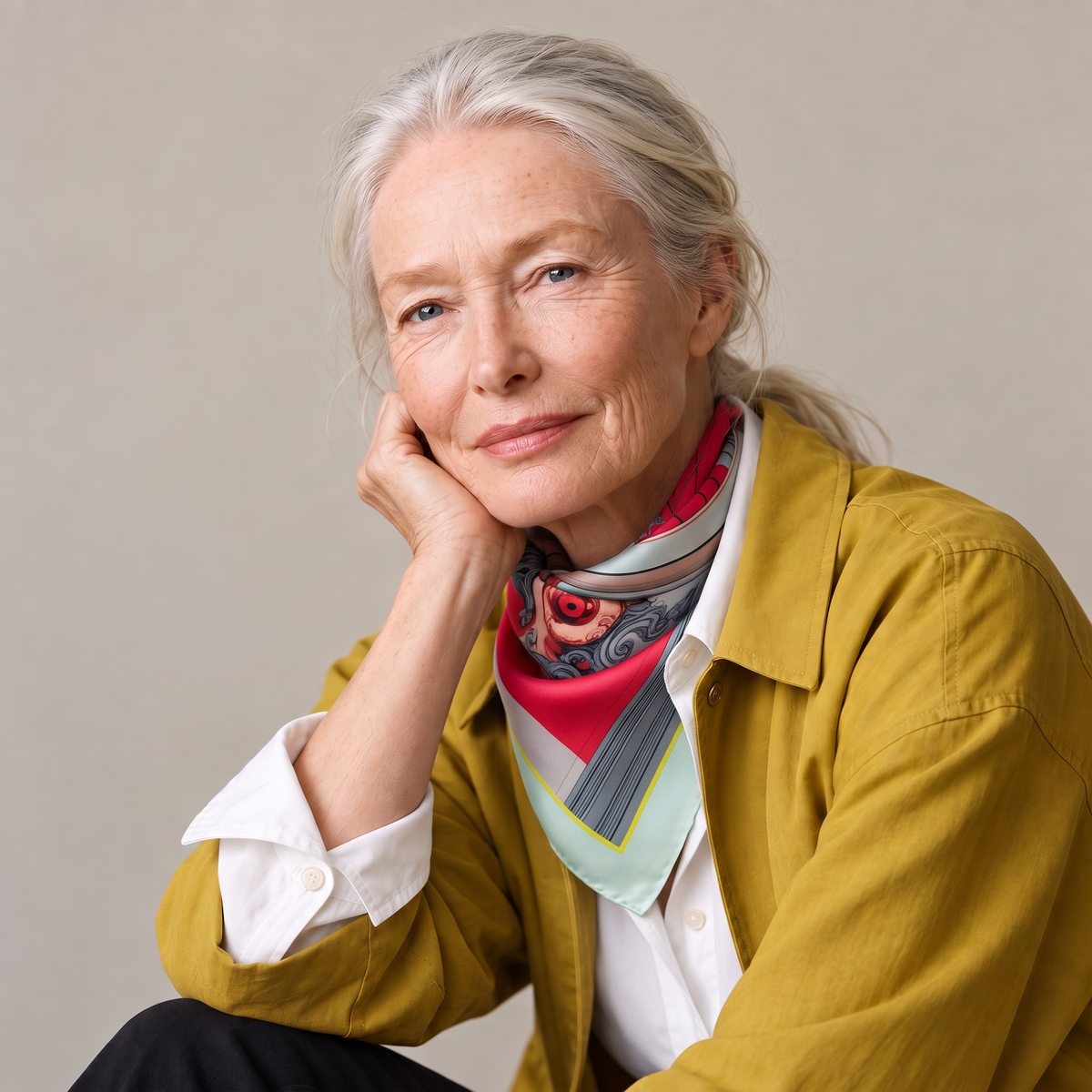 The Avantgarde Cycle — 100% Pure 14mm Silk Twill Scarf | Mlle Ceinté